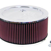 K&N Round Air Filter Assembly 7-5/16in Flange 11in Diameter 6in Height