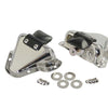 Kentrol 81-95 Jeep CJ/Wrangler YJ Interior Door Latch Brackets Pair - Polished Silver