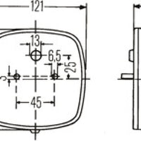 Hella 2578 Stop / Turn / Tail / License Plate Lamp