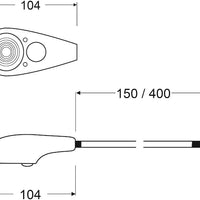 Hella Interiorlamp 400 Bic Md931V Black 2Ja