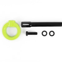 Perrin 08-14 Subaru WRX/STI Tow Hook Kit (Front) - Neon Yellow