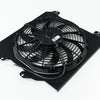 CSF 92-00 Honda Civic All-Aluminum Fan Shroud w/12in SPAL Fan - Black Finish