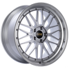 BBS LM 20x9 5x114.3 ET40 Diamond Silver Center Diamond Cut Lip Wheel - 82mm PFS/Clip Required