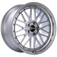 BBS LM 19x9.5 5x120 ET22 Diamond Silver Center / Diamond Cut Lip Wheel PFS/Clip Required