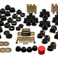 Energy Suspension 87-95 Jeep Wrangler YJ Black Hyper-Flex Master Bushing Set