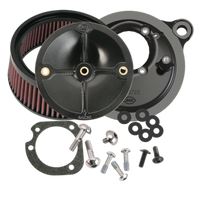 S&S Cycle 99-06 BT Model w/ Stock CV Carb/07-10 Softail CVO Models Stealth Air Cleaner Kit w/o Cover