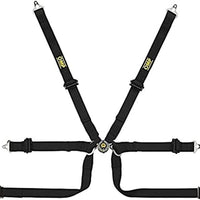 OMP Safety Harness Tecnica 2In Prot Black Pull Up - (Fia 8853-2016)