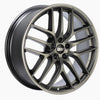 BBS CC-R 19x9 5x120 ET26 Satin Platinum Polished Rim Protector Wheel -82mm PFS/Clip Required