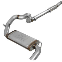 aFe MACHForce XP 18-20 Jeep Wrangler (JL) L4-2.0L (t) 3in 409 SS Cat-Back Hi-Tuck Exhaust