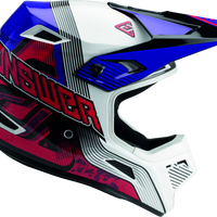 Answer AR1 Vendetta Helmet Red/White/Purple Youth - Small