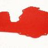 BMR 68-72 A-Body A/C Delete Panel (Aluminum) - Red