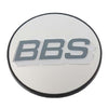 BBS Center Cap 56mm Polished/Grey & White