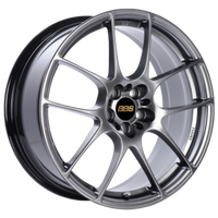 BBS RF 18x7.5 5x114.3 ET50 Diamond Black Wheel - 82mm PFS Required