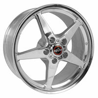 Race Star 92 Drag Star 18x10.5 5x4.75bc 8.1bs Direct Drill Polished Wheel