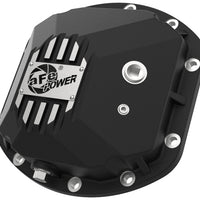 aFe Street Series Dana 30Front Differential Cover Black w/ Machined Fins 97-18 Jeep Wrangler