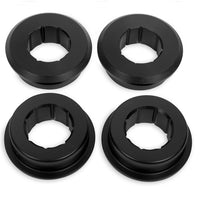 BMR 08-18 Dodge Challenger Rear Lower Delrin Control Arm Bushing Kit - Black