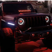 Oracle Jeep Wrangler JL/Gladiator JT Projector Illumination Kit - w/o Controller SEE WARRANTY