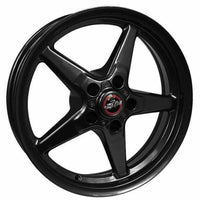 Race Star 92 Drag Star Bracket Racer 15x10 5x4.50BC 6.25BS Gloss Black Wheel