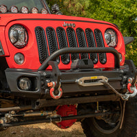 Rugged Ridge Arcus Front Bumper Tube Overrider Black JK