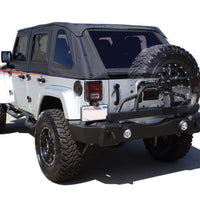 Rampage 2007-2018 Jeep Wrangler(JK) Recovery Bumper Rear - Black