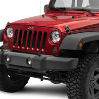 Raxiom 97-18 Jeep Wrangler TJ/JK Axial Series LED Daymaker Headlights- Chrome Housing (Clear Lens)