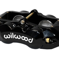 Wilwood Caliper-D8-4 Front Black 1.88in Pistons 1.25 Disc