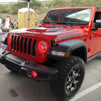 Oracle Jeep Wrangler JL/Gladiator JT LED Surface Mount Fog Light Halo Kit - ColorSHIFT SEE WARRANTY