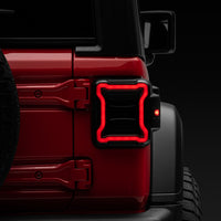 Raxiom 18-22 Jeep Wrangler JL LED Tail Lights- Black Housing (Smoked Lens)