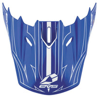 EVS T5 Pinner Visor - Blue/White