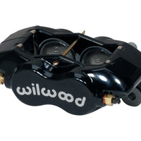 Wilwood Caliper-Forged DynaliteI w/Dust Seal-Black 1.75in Pistons .81in Disc