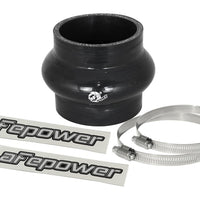 aFe Magnum FORCE CAI Univ. Silicone Coupling Kit (2.75in. ID / 3in. L) Straight Coupler w/Hump - Blk