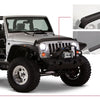 Bushwacker 07-18 Jeep Wrangler Trail Armor Hood and Tailgate Protector Excl Power Dome Hood - Black