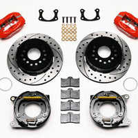 Wilwood Forged Dynalite P/S P-B Kit Drilled Red New Big Ford 2.36in Offset