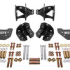 BMR 79-04 Mustang Rear Coilover Conversion Kit w/ Control Arm Bracket - Black Hammertone