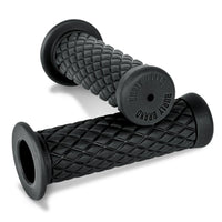 Burly Brand Rubber Diamondback Grips 7/8in - Black