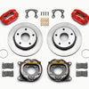 Wilwood Dynapro Lug Mount P/S Park Brake Kit Red Small Ford 2.36in Off Bronco 5 x 5.50