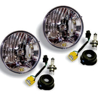 KC HiLiTES 07-18 Jeep JK H4 Headlight Conversion Kit - DOT Apprv./Incl. H13 to H4 Connectors (Pair)