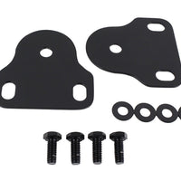 Kentrol 76-95 Jeep CJ/Wrangler YJ Interior Windshield Brackets Pair - Powdercoat Black