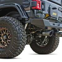 Gibson 07-17 Jeep Wrangler JK X 3.8L 2.5in Patriot Series Axle-Back Dual Split Exhaust - Blk Ceramic