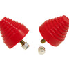 Prothane Universal Bump Stop 2-1/4X2-1/4 Cone w/Stp - Red