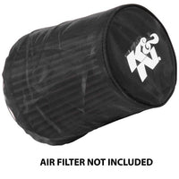 K&N Black Drycharger Rectangle Straight Air Filter Wrap - Black