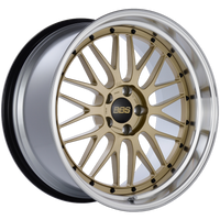 BBS LM 20x10.5 5x114.3 ET20 CB66 Gold Center Diamond Cut Lip Wheel