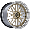 BBS LM 20x10.5 5x114.3 ET20 CB66 Gold Center Diamond Cut Lip Wheel