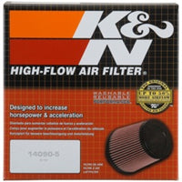 K&N Replacement Round Filter Open Top 3.594in IS Dia 5in OS Dia 6.344in Height for Citroen/Peugeot