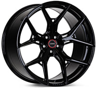 Vossen HF-5 20x9.5 / 5x115 / ET17 / Deep Face / 71.5 - Gloss Black Wheel