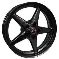 Race Star 92 Drag Star 17x4.50 5x5.00bc 1.75bs Direct Drill Gloss Black Wheel