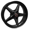 Race Star 92 Drag Star 17x4.50 5x5.00bc 1.75bs Direct Drill Gloss Black Wheel