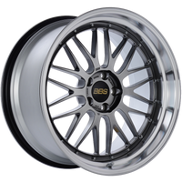 BBS LM 20x10.5 5x114.3 ET20 CB66 Diamond Black Center Diamond Cut Lip Wheel