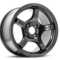 Gram Lights 57CR 15x8.0 +28 4-100 Super Dark Gunmetal Wheel