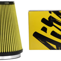 Airaid Universal Air Filter - Cone 6in FLG x 9-1/2x7-1/2in B x 6-3/8x3-3/4in Tx9-1/2in H Synthamax